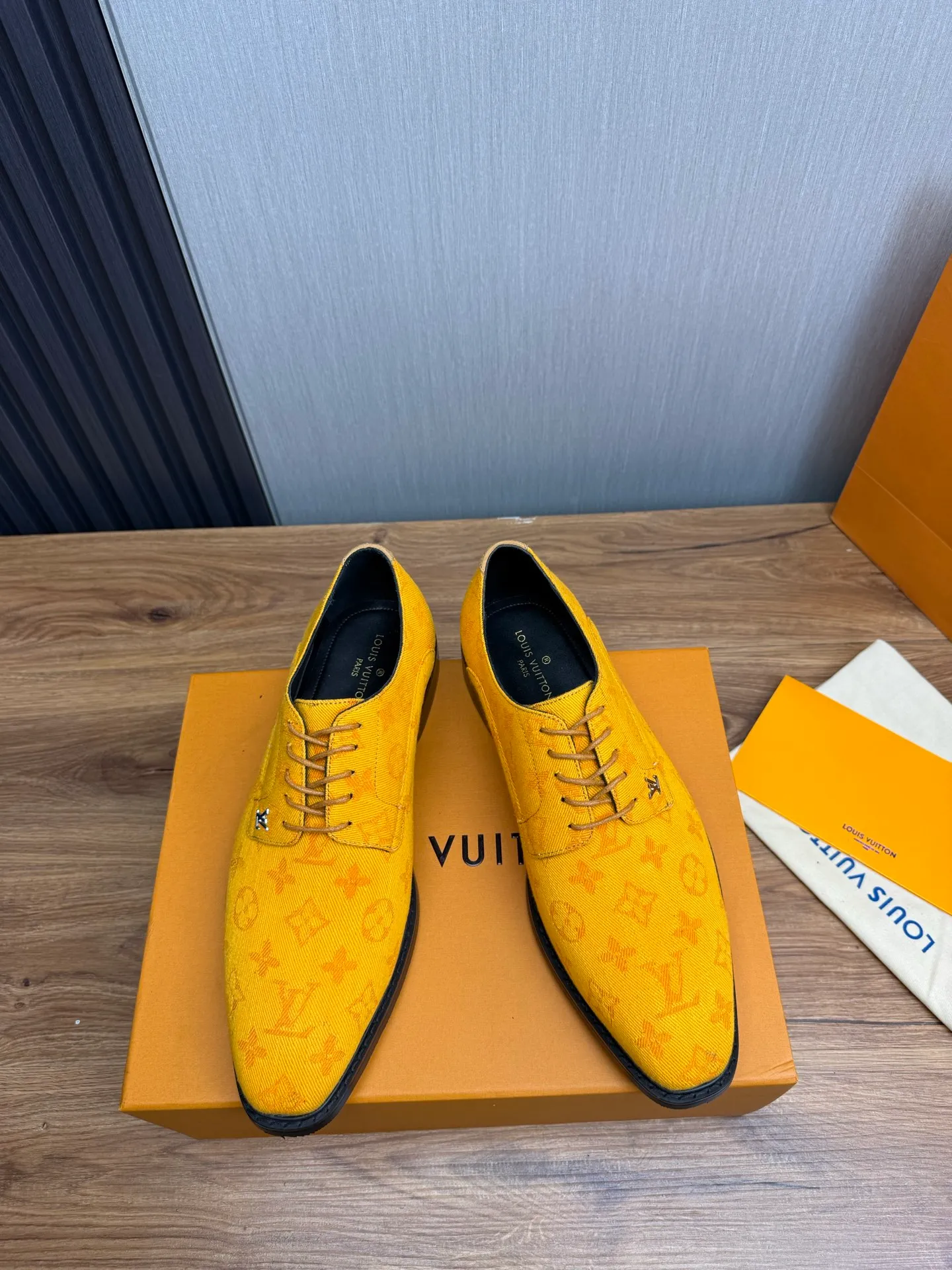 Factory 720💰 LV. Men's business casual leather shoes, all made of imported original brand leather, just to create a more comfortable wearing experience, original non-slip and wear-resistant outsole ✔️16-45 (38.45 non-refundable)